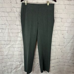 Talbots Charcoal Gray classic side zip Pants classic office neutral